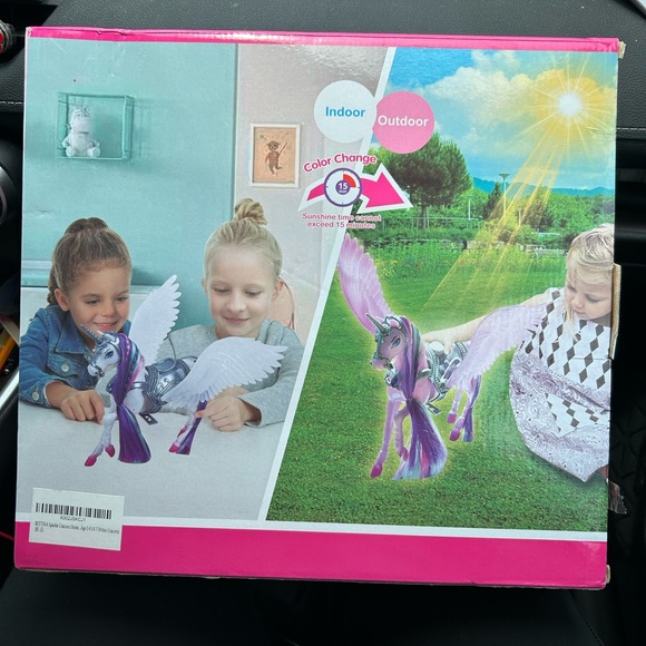 BETTINA White Unicorn🦄Set&12"FairyTale Princess👸🏽DollColor🌈ChangeHairHorse🦄 - Picture 2 of 9